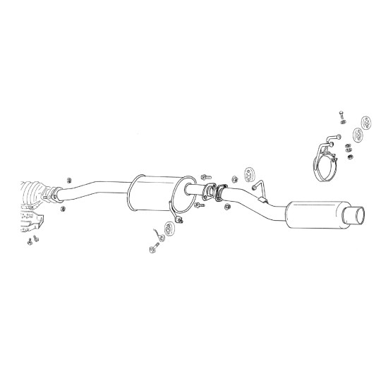 Fujitsubo POWER Getter typeRS Exhaust NISSAN SKYLINE GT-R BNR32 R