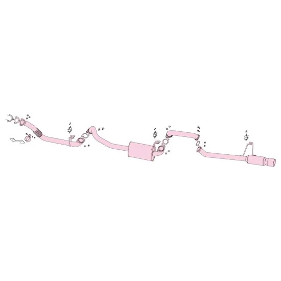 Fujitsubo Legalis 4 Exhaust TOYOTA LAND CRUISER 80 4.2 DT HDJ81V Fujitsubo Legalis 4 Exhaust TOYOTA LAND CRUISER 80 4.2 DT HDJ81V