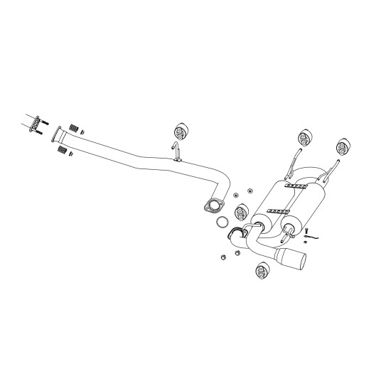 Fujitsubo RM-01A Exhaust MAZDA RX-8 2003-2007  SE3P 13B-MSP