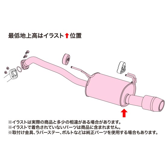 Fujitsubo Authorize S Exhaust NISSAN NOTE NISMO1.2 SC E12 HR12DDR