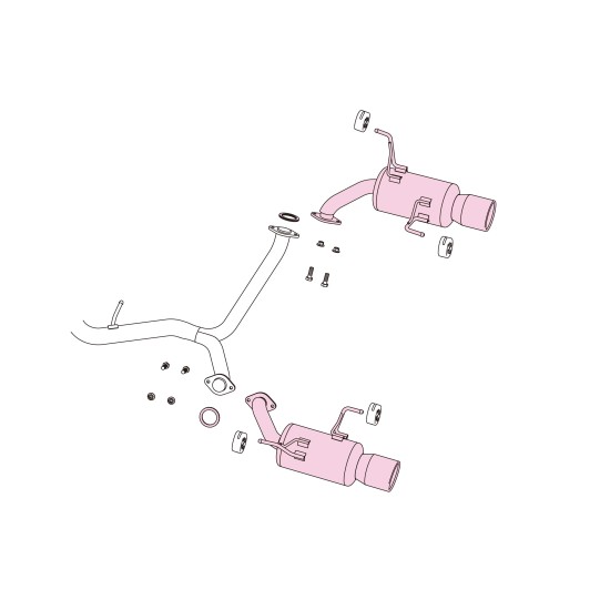 Fujitsubo Authorize S Exhaust SUBARU WRX S4 2.0 Turbo VAG FA20