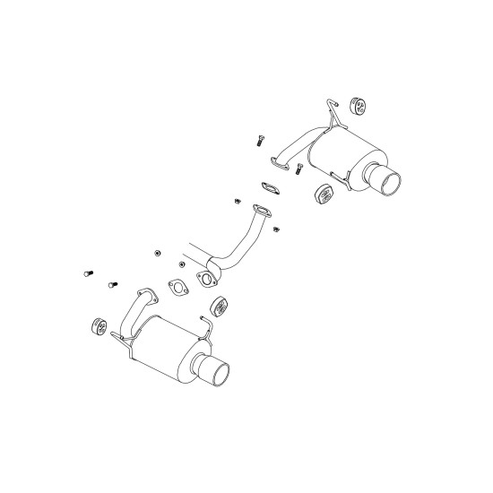 Fujitsubo Authorize S Exhaust SUBARU LEGACY B4 Turbo BM9 BMG EJ25