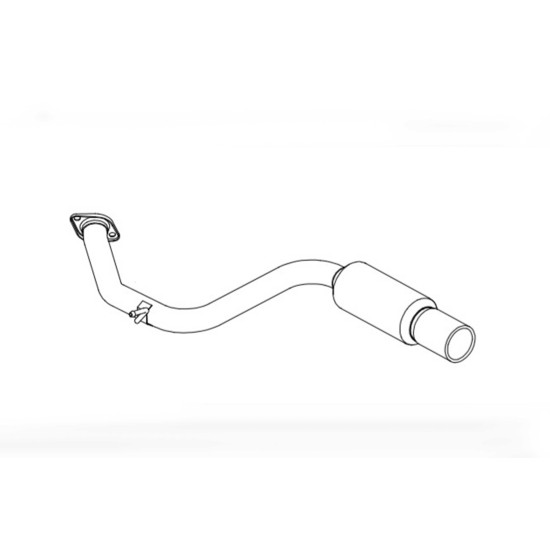 Fujitsubo Authorize S Exhaust TOYOTA RAV4 2.4 ACA36W ACA31W 2AZ-F