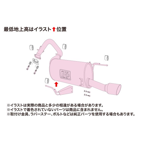 Fujitsubo Authorize S Exhaust TOYOTA LAND CRUISER 300 VJA300W V35