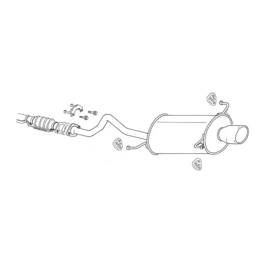 Fujitsubo Wagolis Exhaust TOYOTA ESTIMA LUCIDA EMINA 2 4WD TCR10 Fujitsubo Wagolis Exhaust TOYOTA ESTIMA LUCIDA EMINA 2 4WD TCR10