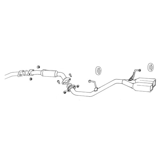 Fujitsubo Wagolis Exhaust HONDA ODYSSEY 2.3 3.0 2 4WD RA6 RA7 RA8