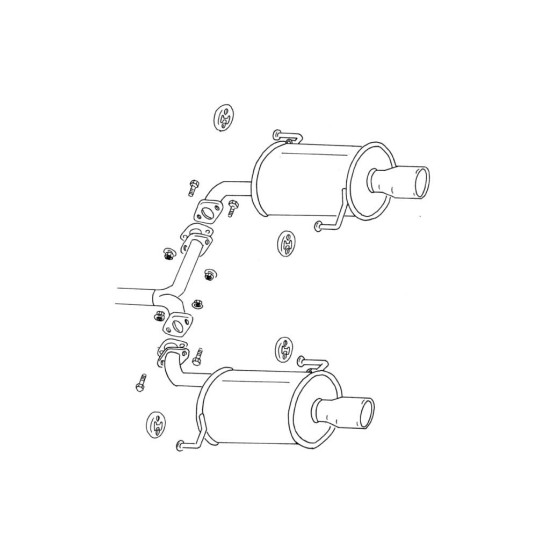 Fujitsubo SEDALIS Exhaust SUBARU LEGACY B4 2.0 R BL5 EJ20