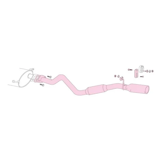 Fujitsubo Wagolis Exhaust TOYOTA GRAND HIACE GRANVIA 2 4WD VCH KC Fujitsubo Wagolis Exhaust TOYOTA GRAND HIACE GRANVIA 2 4WD VCH KC
