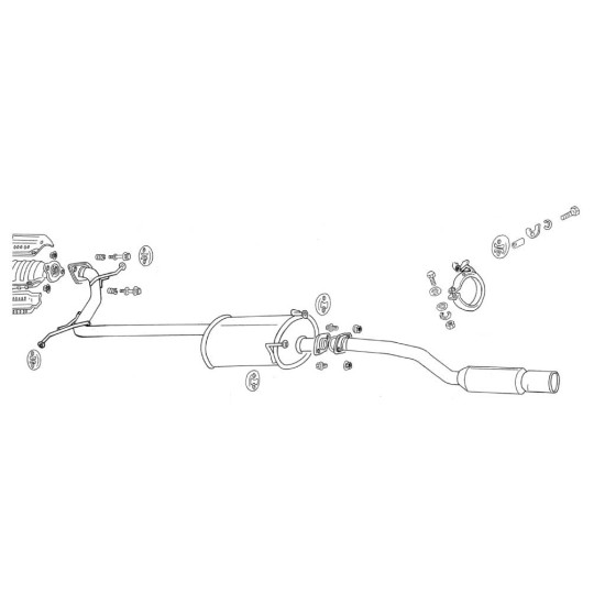 Fujitsubo Wagolis Exhaust HONDA STEP WGN SPADA 2.0 2.4 4WD RF6 8