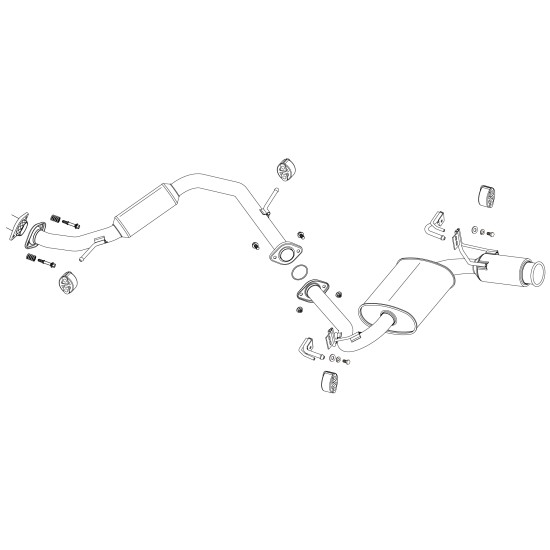 Fujitsubo Authorize R Exhaust TOYOTA C-HR Turbo 2WD NGX10 8NR-FTS