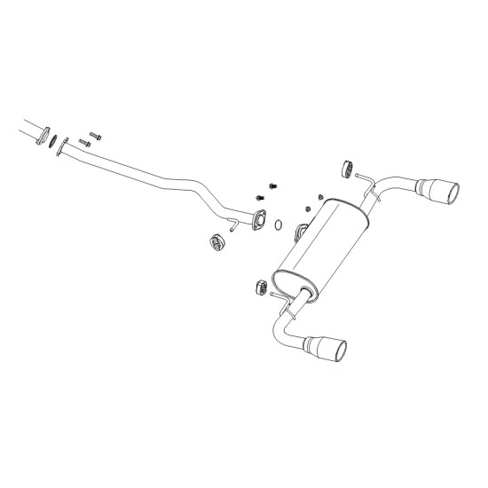 Fujitsubo Authorize R Exhaust TOYOTA RAV4 2.0 4WD MXAA54 M20A-FKS