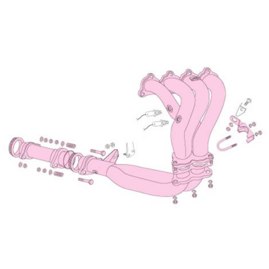 Fujitsubo Super EX Basic Exhaust Manifold HONDA CR-X CIVIC SiR EF