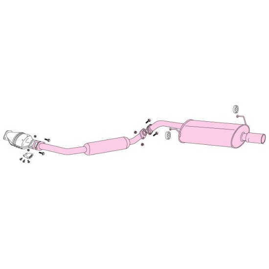 Fujitsubo Legalis R Exhaust TOYOTA SERA EXY10 5E-FHE