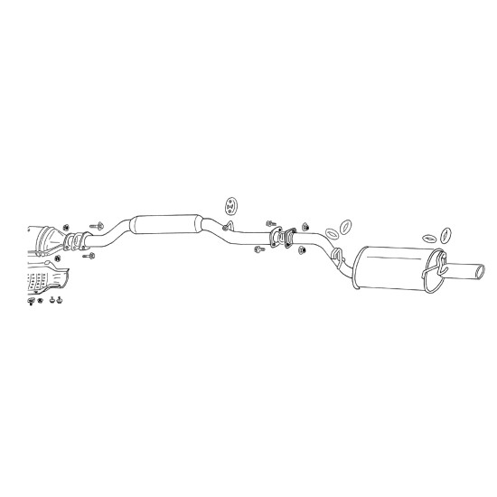 Fujitsubo Legalis R Exhaust TOYOTA CARINA CELICA TWINCAM 16V AA63