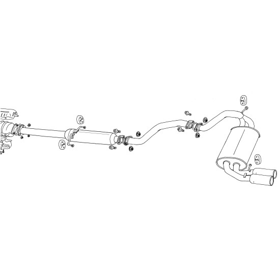 Fujitsubo Legalis R Exhaust HONDA CIVIC 3door SiR EF9 B16A