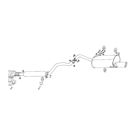 Fujitsubo Legalis R Exhaust NISSAN PRIMERA 2.0 HP10 SR20DE