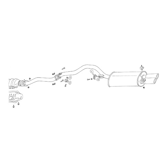 Fujitsubo Legalis R Exhaust NISSAN SKYLINE RS MT DR30 FJ20E