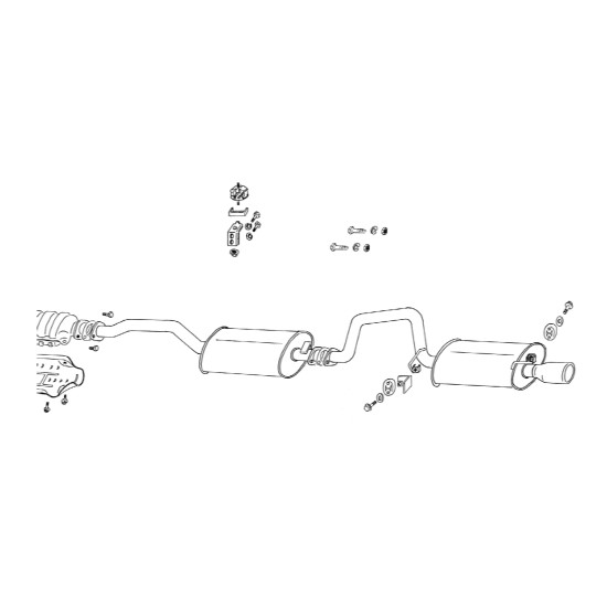 Fujitsubo Legalis R Exhaust NISSAN CEDRIC GLORIA 2.0 Turbo Y30 VG