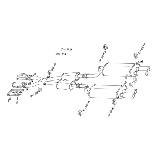 Fujitsubo Legalis R Exhaust MAZDA EUNOS COSMO JCESE 20B