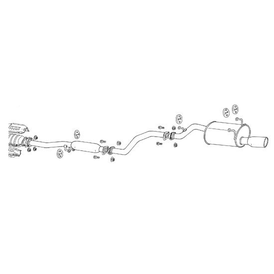 Fujitsubo Legalis R Exhaust HONDA INTEGRA TypeR 4DOOR DB8 B18C