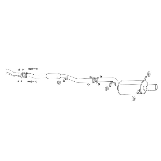 Fujitsubo Legalis R Exhaust SUBARU LEGACY TOURING WAGON TWINCAM B