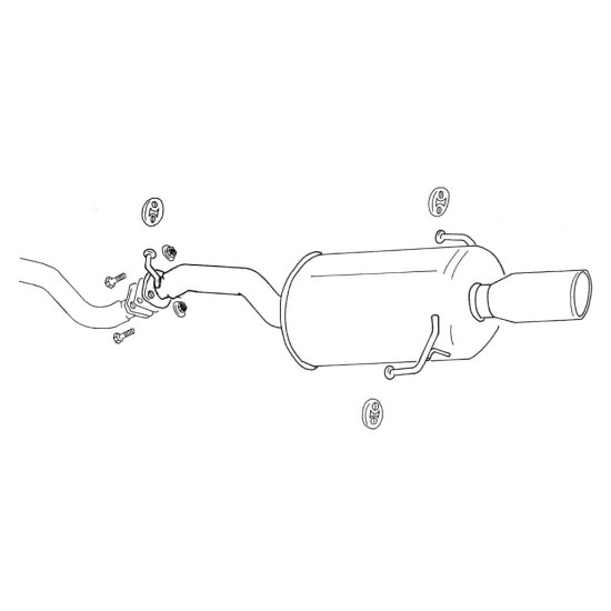 Fujitsubo Legalis R typeEVOLUTION Exhaust SUBARU LEGACY TOURING W