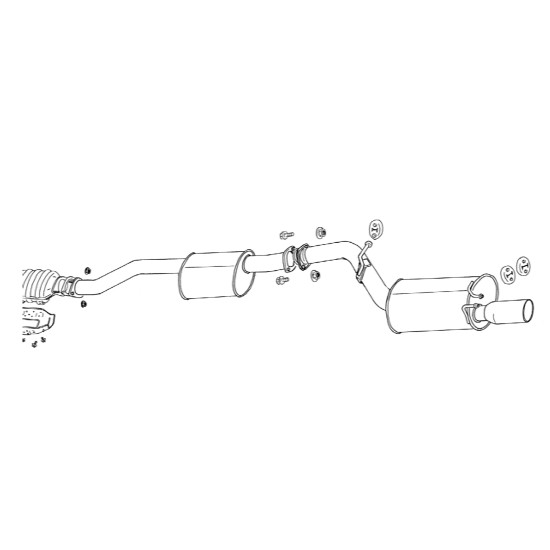 Fujitsubo Legalis R Exhaust NISSAN STAGEA 2.5 Turbo WGNC34 RB25DE