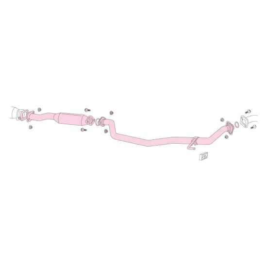 Fujitsubo Center Pipe Exhaust NISSAN MURANO 2.5 2WD 3.5 2 4WD TZ Fujitsubo Center Pipe Exhaust NISSAN MURANO 2.5 2WD 3.5 2 4WD TZ